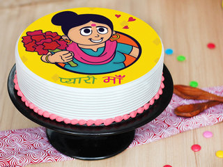 Order Mom Birthday Cake Online Same day Delivery Kanpur